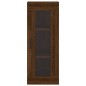 vidaXL Armario de pared marrón roble 34,5x34x90 cm