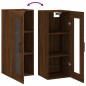 vidaXL Armario de pared marrón roble 34,5x34x90 cm