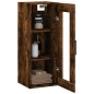 vidaXL Armario de pared roble ahumado 34,5x34x90 cm vidaXL Armario de pared roble ahumado 34,5x34x90 cm