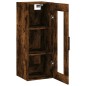 vidaXL Armario de pared roble ahumado 34,5x34x90 cm vidaXL Armario de pared roble ahumado 34,5x34x90 cm