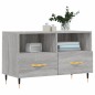 vidaXL Mueble de TV madera de ingeniería gris Sonoma 80x36x50 cm