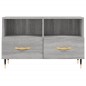 vidaXL Mueble de TV madera de ingeniería gris Sonoma 80x36x50 cm