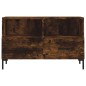 vidaXL Mueble para TV madera contrachapada roble ahumado 80x36x50 cm vidaXL Mueble para TV madera contrachapada roble ahumado 80x36x50 cm