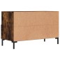 vidaXL Mueble para TV madera contrachapada roble ahumado 80x36x50 cm vidaXL Mueble para TV madera contrachapada roble ahumado 80x36x50 cm