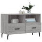 vidaXL Mueble de TV madera de ingeniería gris Sonoma 80x36x50 cm vidaXL Mueble de TV madera de ingeniería gris Sonoma 80x36x50 cm