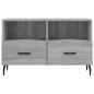vidaXL Mueble de TV madera de ingeniería gris Sonoma 80x36x50 cm vidaXL Mueble de TV madera de ingeniería gris Sonoma 80x36x50 cm