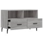 vidaXL Mueble de TV madera de ingeniería gris Sonoma 80x36x50 cm vidaXL Mueble de TV madera de ingeniería gris Sonoma 80x36x50 cm