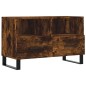 vidaXL Mueble para TV madera contrachapada roble ahumado 80x36x50 cm vidaXL Mueble para TV madera contrachapada roble ahumado 80x36x50 cm