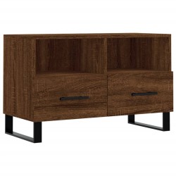 vidaXL Mueble para TV madera contrachapada roble marrón 80x36x50 cm