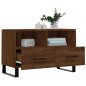 vidaXL Mueble para TV madera contrachapada roble marrón 80x36x50 cm vidaXL Mueble para TV madera contrachapada roble marrón 80x36x50 cm