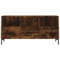 vidaXL Mueble de TV madera de ingeniería roble ahumado 102x36x50 cm vidaXL Mueble de TV madera de ingeniería roble ahumado 102x36x50 cm