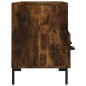 vidaXL Mueble de TV madera de ingeniería roble ahumado 102x36x50 cm vidaXL Mueble de TV madera de ingeniería roble ahumado 102x36x50 cm