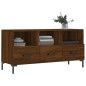 vidaXL Mueble de TV madera de ingeniería marrón roble 102x36x50 cm vidaXL Mueble de TV madera de ingeniería marrón roble 102x36x50 cm