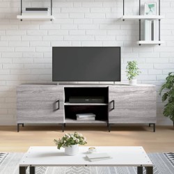 vidaXL Mueble para TV madera de ingeniería gris Sonoma 150x30x50 cm