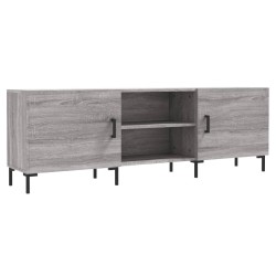 vidaXL Mueble para TV madera de ingeniería gris Sonoma 150x30x50 cm