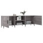 vidaXL Mueble para TV madera de ingeniería gris Sonoma 150x30x50 cm vidaXL Mueble para TV madera de ingeniería gris Sonoma 150x30x50 cm