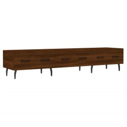 vidaXL Mueble de TV madera de ingeniería roble marrón 150x36x30 cm