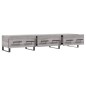 vidaXL Mueble de TV madera de ingeniería gris Sonoma 150x36x30 cm