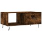 vidaXL Mesa de centro madera contrachapada roble ahumado 90x50x40 cm vidaXL Mesa de centro madera contrachapada roble ahumado 90x50x40 cm
