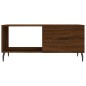 vidaXL Mesa de centro madera contrachapada roble marrón 90x50x40 cm vidaXL Mesa de centro madera contrachapada roble marrón 90x50x40 cm