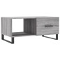 vidaXL Mesa de centro madera contrachapada gris Sonoma 90x50x40 cm vidaXL Mesa de centro madera contrachapada gris Sonoma 90x50x40 cm
