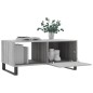 vidaXL Mesa de centro madera contrachapada gris Sonoma 90x50x40 cm vidaXL Mesa de centro madera contrachapada gris Sonoma 90x50x40 cm