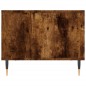 vidaXL Mesa de centro madera de ingeniería roble ahumado 60x50x40 cm vidaXL Mesa de centro madera de ingeniería roble ahumado 60x50x40 cm