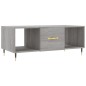 vidaXL Mesa de centro madera contrachapada gris Sonoma 102x50x40 cm vidaXL Mesa de centro madera contrachapada gris Sonoma 102x50x40 cm