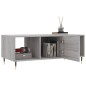 vidaXL Mesa de centro madera contrachapada gris Sonoma 102x50x40 cm vidaXL Mesa de centro madera contrachapada gris Sonoma 102x50x40 cm