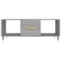 vidaXL Mesa de centro madera contrachapada gris Sonoma 102x50x40 cm vidaXL Mesa de centro madera contrachapada gris Sonoma 102x50x40 cm