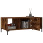 vidaXL Mesa de centro madera contrachapada roble ahumado 102x50x40 cm vidaXL Mesa de centro madera contrachapada roble ahumado 102x50x40 cm