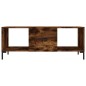 vidaXL Mesa de centro madera contrachapada roble ahumado 102x50x40 cm vidaXL Mesa de centro madera contrachapada roble ahumado 102x50x40 cm