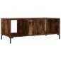 vidaXL Mesa de centro madera contrachapada roble ahumado 102x50x40 cm vidaXL Mesa de centro madera contrachapada roble ahumado 102x50x40 cm