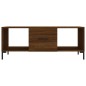 vidaXL Mesa de centro madera contrachapada roble marrón 102x50x40 cm vidaXL Mesa de centro madera contrachapada roble marrón 102x50x40 cm