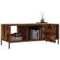 vidaXL Mesa de centro madera contrachapada roble ahumado 102x50x40 cm vidaXL Mesa de centro madera contrachapada roble ahumado 102x50x40 cm