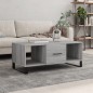 vidaXL Mesa de centro madera contrachapada gris Sonoma 102x50x40 cm vidaXL Mesa de centro madera contrachapada gris Sonoma 102x50x40 cm