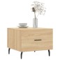 vidaXL Mesa de centro madera contrachapada roble Sonoma 50x50x40 cm vidaXL Mesa de centro madera contrachapada roble Sonoma 50x50x40 cm