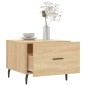 vidaXL Mesa de centro madera contrachapada roble Sonoma 50x50x40 cm vidaXL Mesa de centro madera contrachapada roble Sonoma 50x50x40 cm