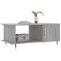vidaXL Mesa de centro madera contrachapada gris Sonoma 90x50x40 cm vidaXL Mesa de centro madera contrachapada gris Sonoma 90x50x40 cm