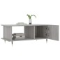 vidaXL Mesa de centro madera contrachapada gris Sonoma 90x50x40 cm vidaXL Mesa de centro madera contrachapada gris Sonoma 90x50x40 cm