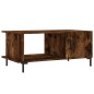 vidaXL Mesa de centro madera contrachapada roble ahumado 90x50x40 cm vidaXL Mesa de centro madera contrachapada roble ahumado 90x50x40 cm