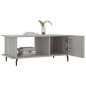 vidaXL Mesa de centro madera contrachapada gris Sonoma 90x50x40 cm vidaXL Mesa de centro madera contrachapada gris Sonoma 90x50x40 cm