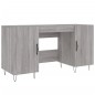 vidaXL Escritorio madera de ingeniería gris Sonoma 140x50x75 cm vidaXL Escritorio madera de ingeniería gris Sonoma 140x50x75 cm