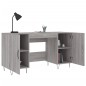 vidaXL Escritorio madera de ingeniería gris Sonoma 140x50x75 cm vidaXL Escritorio madera de ingeniería gris Sonoma 140x50x75 cm