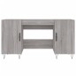 vidaXL Escritorio madera de ingeniería gris Sonoma 140x50x75 cm vidaXL Escritorio madera de ingeniería gris Sonoma 140x50x75 cm