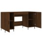 vidaXL Escritorio madera de ingeniería roble marrón 140x50x75 cm vidaXL Escritorio madera de ingeniería roble marrón 140x50x75 cm