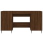 vidaXL Escritorio madera de ingeniería roble marrón 140x50x75 cm vidaXL Escritorio madera de ingeniería roble marrón 140x50x75 cm