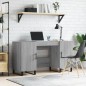 vidaXL Escritorio madera de ingeniería gris Sonoma 140x50x75 cm vidaXL Escritorio madera de ingeniería gris Sonoma 140x50x75 cm
