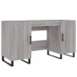 vidaXL Escritorio madera de ingeniería gris Sonoma 140x50x75 cm vidaXL Escritorio madera de ingeniería gris Sonoma 140x50x75 cm