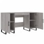 vidaXL Escritorio madera de ingeniería gris Sonoma 140x50x75 cm vidaXL Escritorio madera de ingeniería gris Sonoma 140x50x75 cm